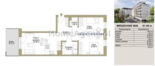 Apartament w sercu Katowic gotowy na Twoją wizję 