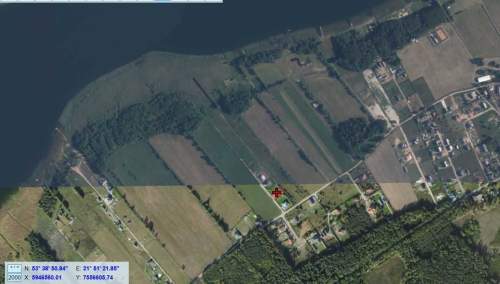 Działka budowlana w Łupkach 500 m od jeziora Roś