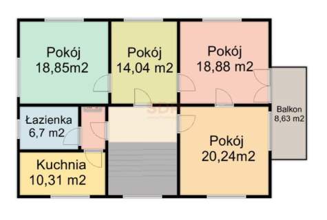 4-pokojowe, duże mieszkanie na Krzykach
