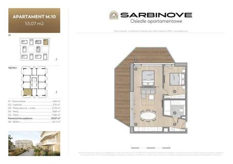 Mieszkanie - Sarbinowo Sarbinove Osiedle Apartemtn