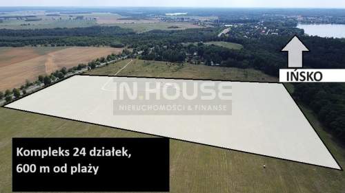 Unikatowe działki rolno-budowlane nad j. Ińsko