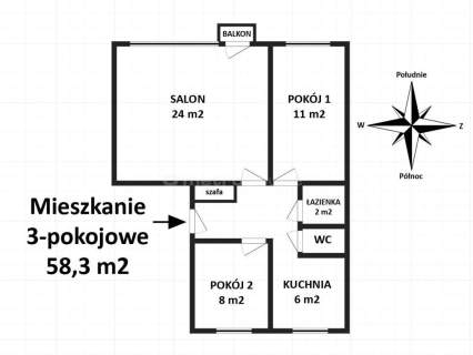 DUŻE, SŁONECZNE MIESZKANIE Z PIĘKNYM WIDOKIEM