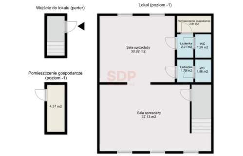 Lokal usługowy 84,58m2 przy METRZE 