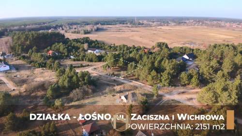 Działka budowlana na sprzedaż, 2151 m2, Łośno