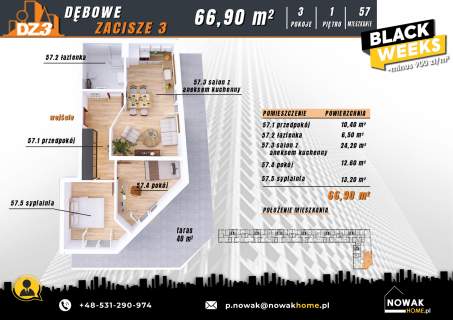 OSTATNIE mieszkania Dębowe Zacisze 3 Jarosław