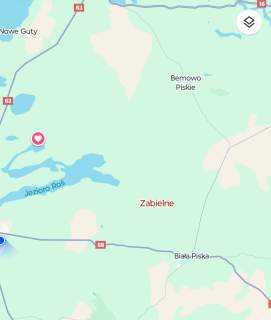 Działka siedliskowa w Zabielne 4 km od jeziora Roś Mazury