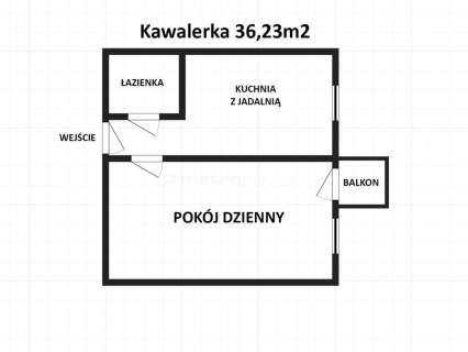Przestronna kawalerka   gotowa do zamieszkania 