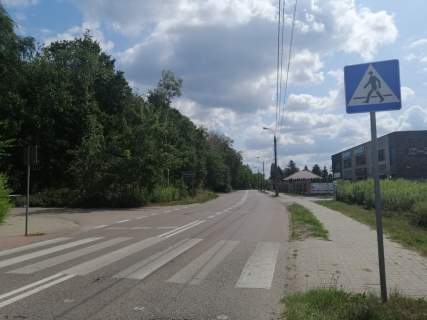 Działka z pozwoleniem na budowę bud. usługowego.