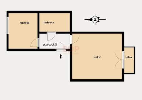 Kawalerka przy Rynku, os. kuchnia, balkon, piwnica