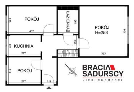 3 pok Nowa Huta ok. 48m2