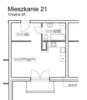 Mieszkanie na sprzedaż, 32 m2, Goleniów