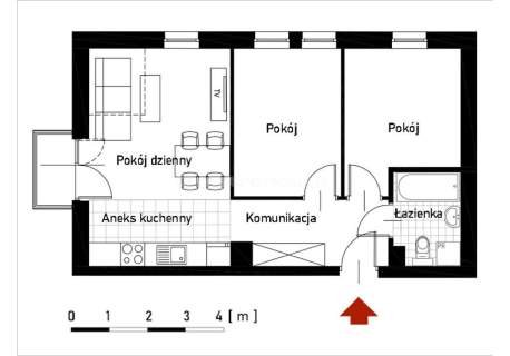 Apartament 3-pokojowy w nowej kamienicy w centrum