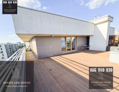 PENTHOUSE z panoramą Krakowa   3 pokoje Taras 50