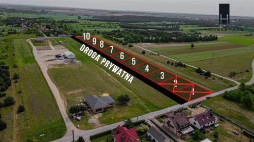 PIĘKNE DZIAŁKI BUDOWLANE W MAŁUSACH