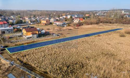 Działka usługowa Żarki ul Myszkowska 1706m2