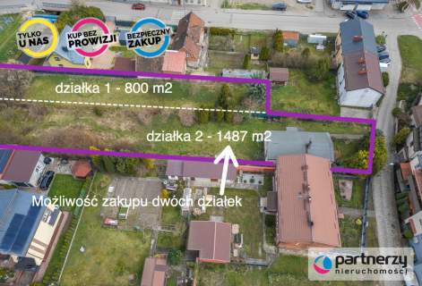 Działka 800m2 Suchostrzygi możliwość 2287 m2