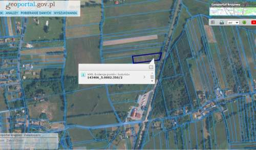 BEZPOŚREDNIO mieszkaniowo-usługowa 5450m2 przy DK50 Borki, gm....