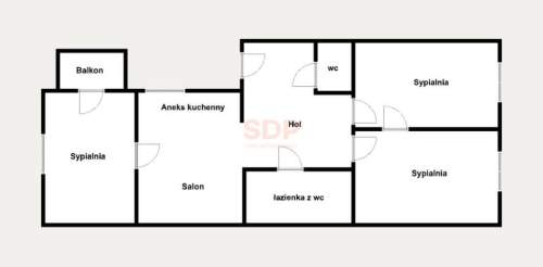 Kamienica 120 m2 4 pokoje 1. piętro balkon