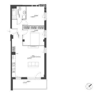 NOWE M3 DUŻE JASNE BALKON