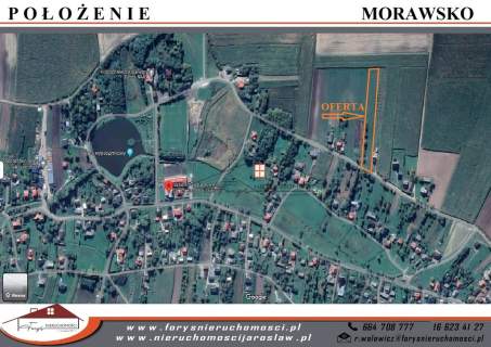 Sprzedam ładną działkę w Morawsku 