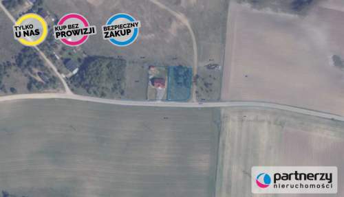 działka w Dąbrowie, gm. Stężyca, ob. Łosienice