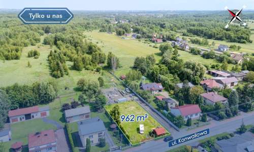 Uzbrojona działka Sobuczyna - ul. Konwaliowa
