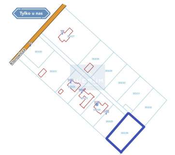 Działka pod zabudowę jednorodzinną Północ 1551m2