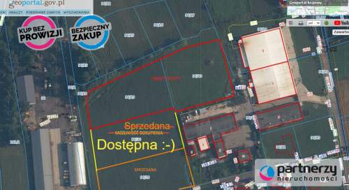 Dwie przemysłowe Możliwość dokupienia 9500M2