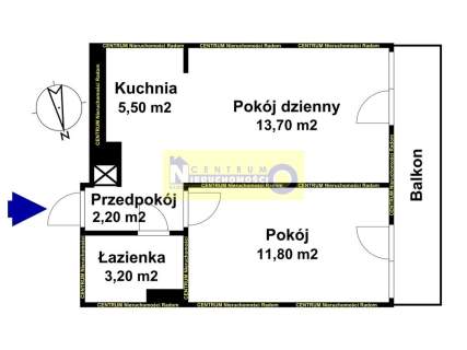 Centrum, M3 36,4 m2, ul. Kelles-Krauza