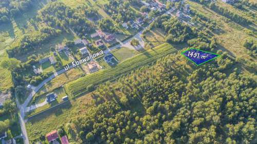 Działka budowlana na sprzedaż, 1451 m2, Poczesna