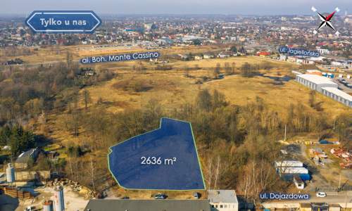 Działka usługowa/Częstochowa/Błeszno