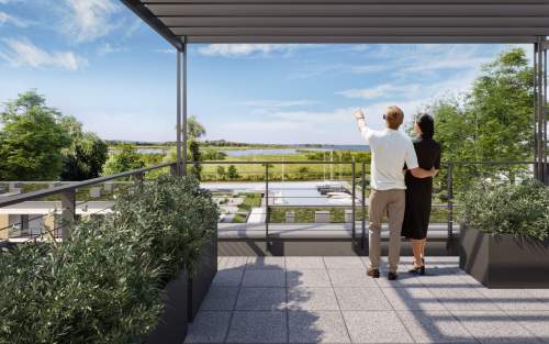 Najlepszy apartament w inwestycji nad Jeziorem Dąbie z mariną,...