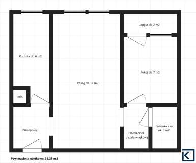 Lwowska/ 2 pokoje/ 36m2
