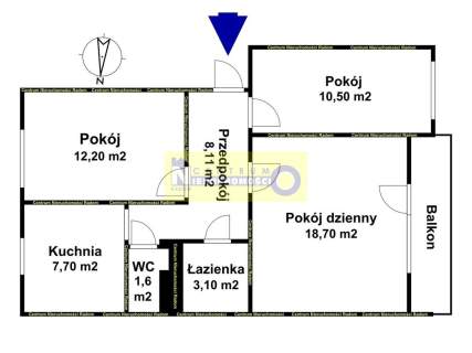 Gołębiów I, M4 61,91 m2, ul. Orląt Lwowskich