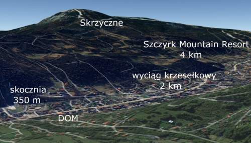 PIĘKNIE POŁOŻONY DOM W SZCZYRKU.