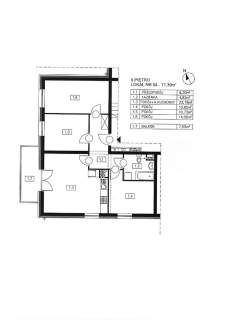 Mieszkanie w centrum miasta - 71,39 m2