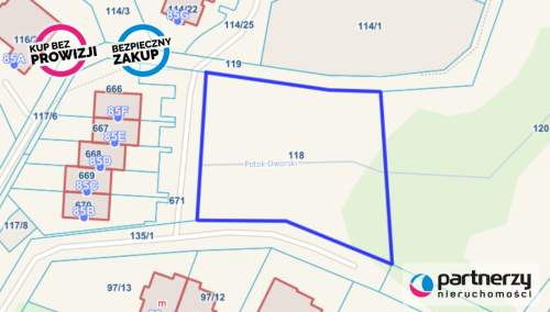 Działka MPZP 1900 m Gdańsk Jasień