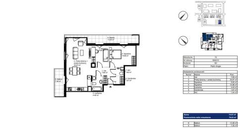 DUŻE FUNKCJONALNE M3 BALKON