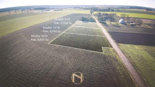 Działka budowlana na sprzedaż, 1545 m2, Krzeszyce
