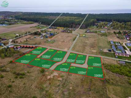 Działka budowlana 1000m2 Rusinowo media I kompleks