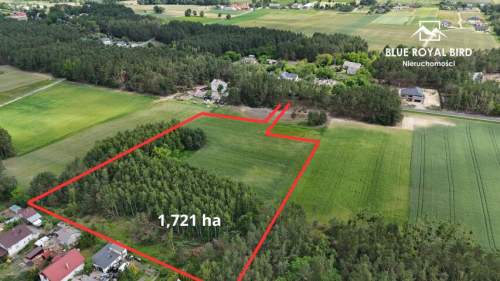 Działki na sprzedaż 1,7 ha pod zabudowę lub inwestycję MPZP