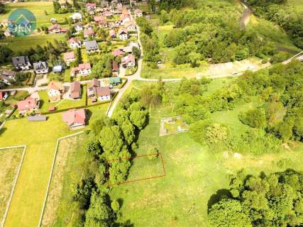 Działka budowlana na sprzedaż, 642 m2, Jeleśnia