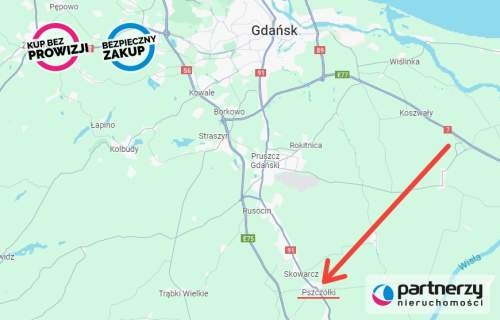 DZIAŁKA PRZEMYSŁOWA 1,5 HA PSZCZÓŁKI TRÓJMIASTO
