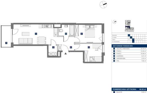 KOMPAKTOWE M3 PRZYJEMNE BALKON