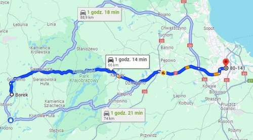 Działka w Borku-1km od jeziora Uzbrojona 