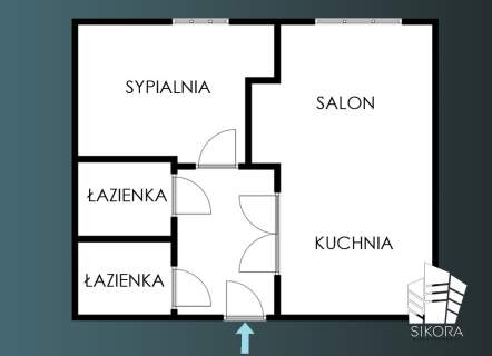 Przytulne mieszkanie Gdynia Dąbrowa 44 m2