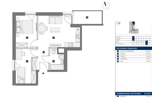 KOMPAKTOWE M3 KAMERALNE BALKON