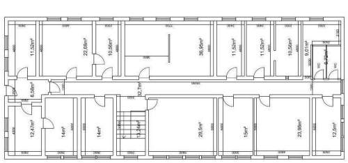Budynek użytkowy w centrum - 850 m2 na sprzedaż