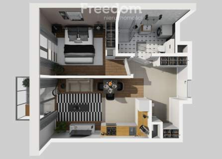JASNE M2 PRZYJEMNE BALKON