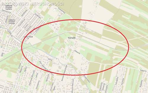 KONSTANCIN, działka 5880 m2 pod domy jednorodzinne